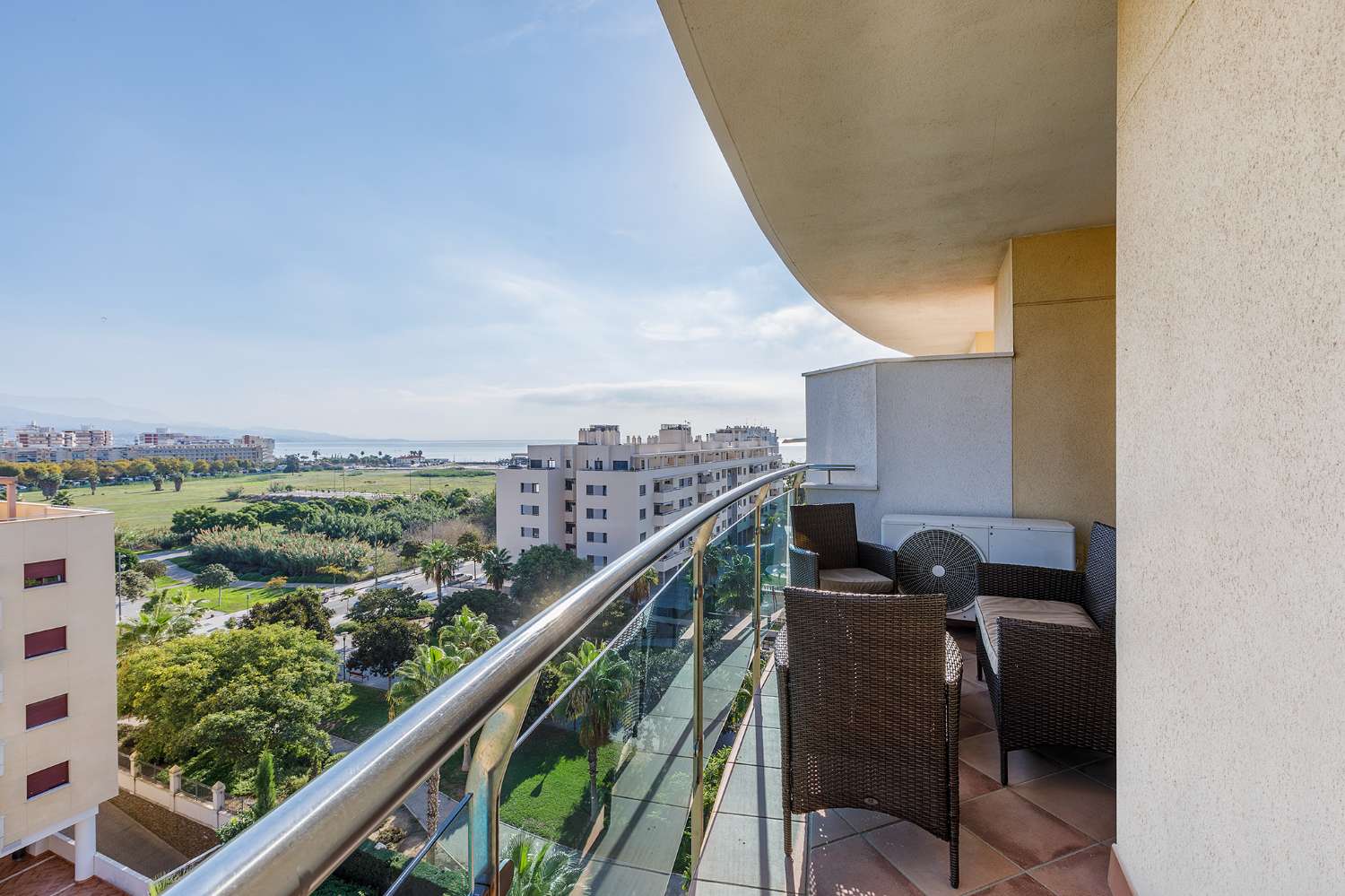 Apartment mit zwei Schlafzimmern Torre del Mar, neuer Bereich, Klimaanlage und Pool
