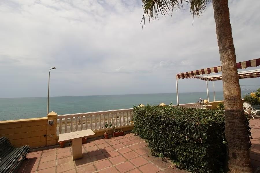 Beachfront Villa in Benajarafe with Large Urban Plot