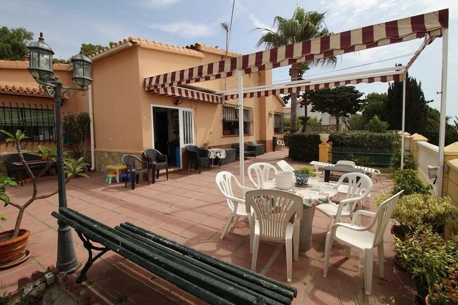 Beachfront Villa in Benajarafe with Large Urban Plot