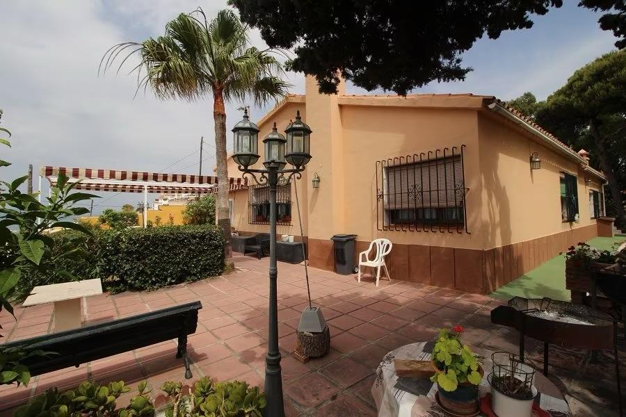 Beachfront Villa in Benajarafe with Large Urban Plot