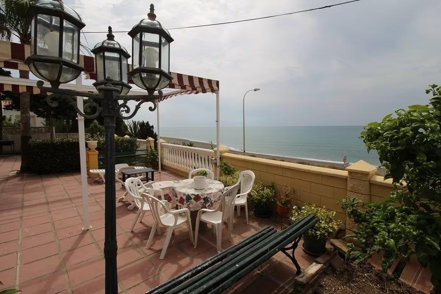 Beachfront Villa in Benajarafe with Large Urban Plot