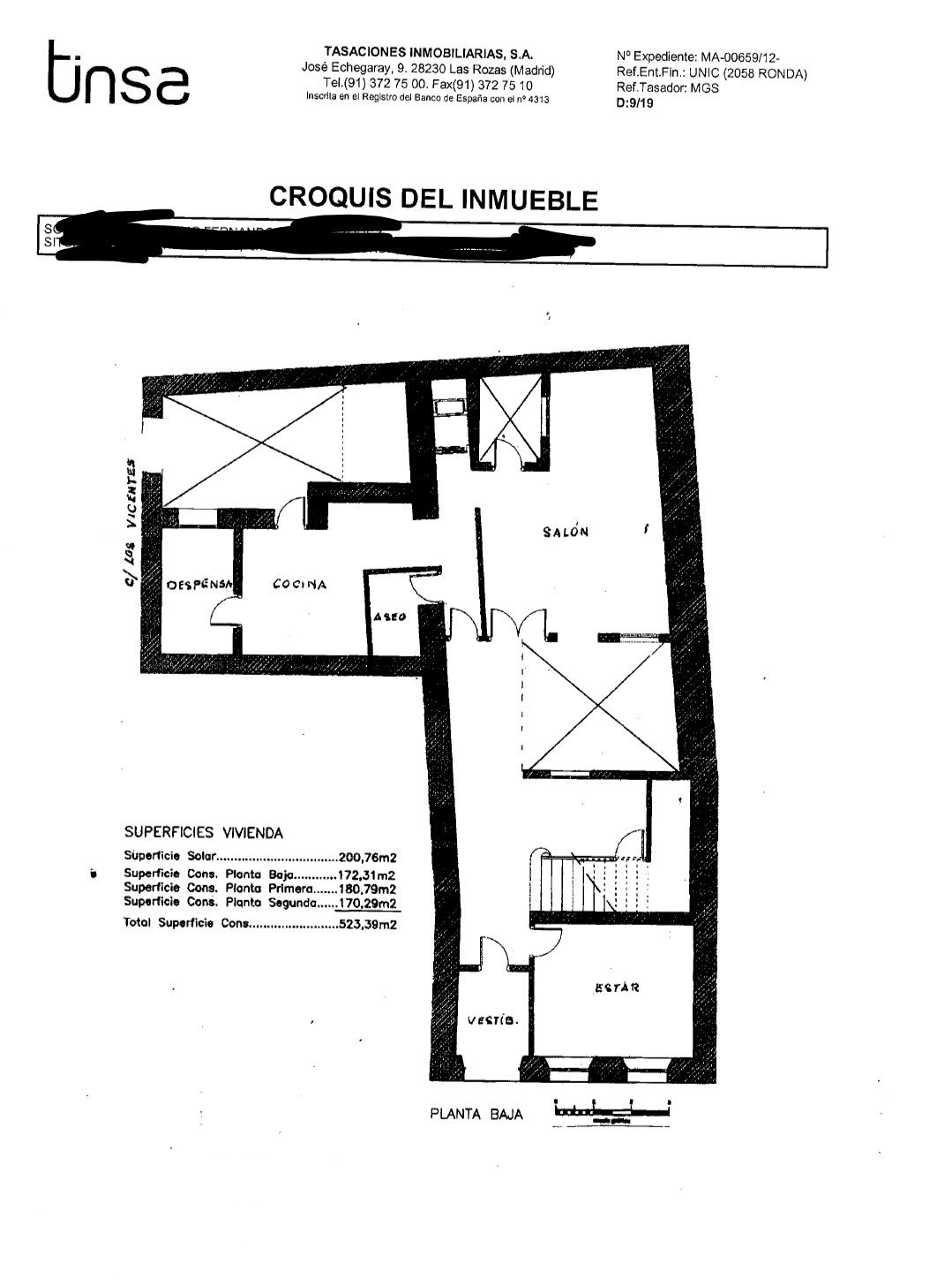 Casa en venta de 6 dormitorios en centro de Ronda