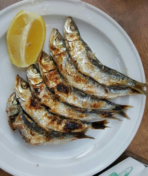 Espetos de sardinas a la parrilla – Gastronomía de Torre del Mar