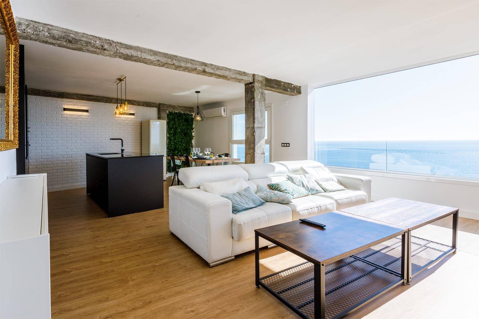 Magnificent luxury apartment on the beachfront in Torre del Mar, Malaga, Costa del Sol