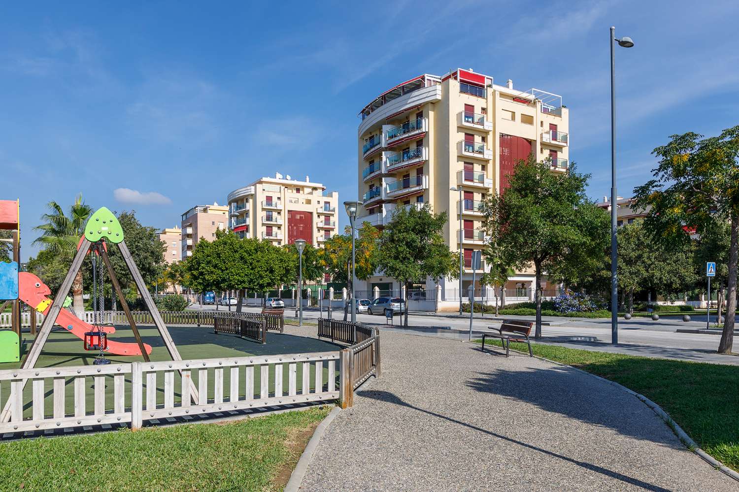 Apartment mit zwei Schlafzimmern Torre del Mar, neuer Bereich, Klimaanlage und Pool