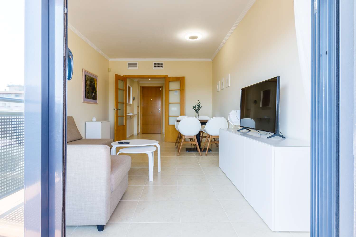 Two bedroom apartment in the new area of Torre del Mar, with parking space, wifi and community pool