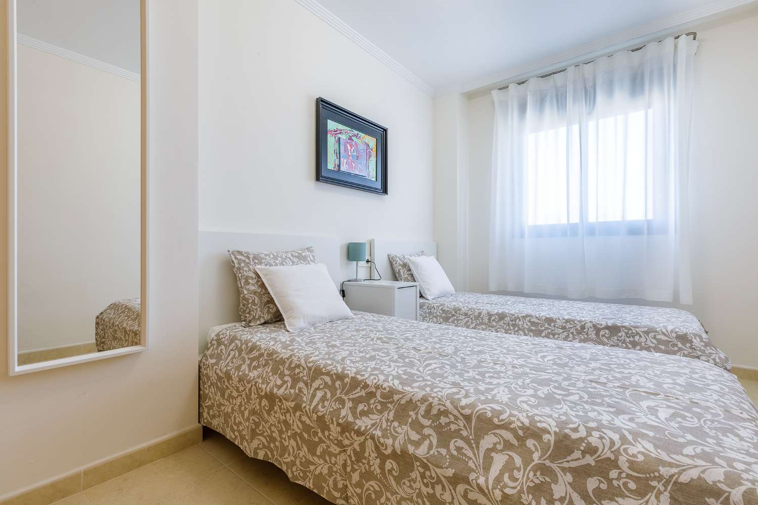 Two bedroom apartment in the new area of Torre del Mar, with parking space, wifi and community pool