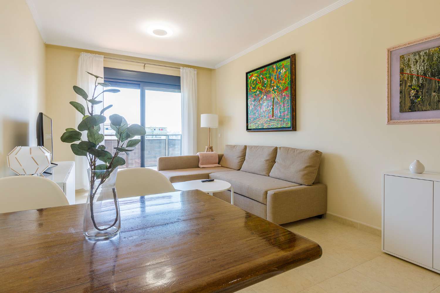 Two bedroom apartment in the new area of Torre del Mar, with parking space, wifi and community pool