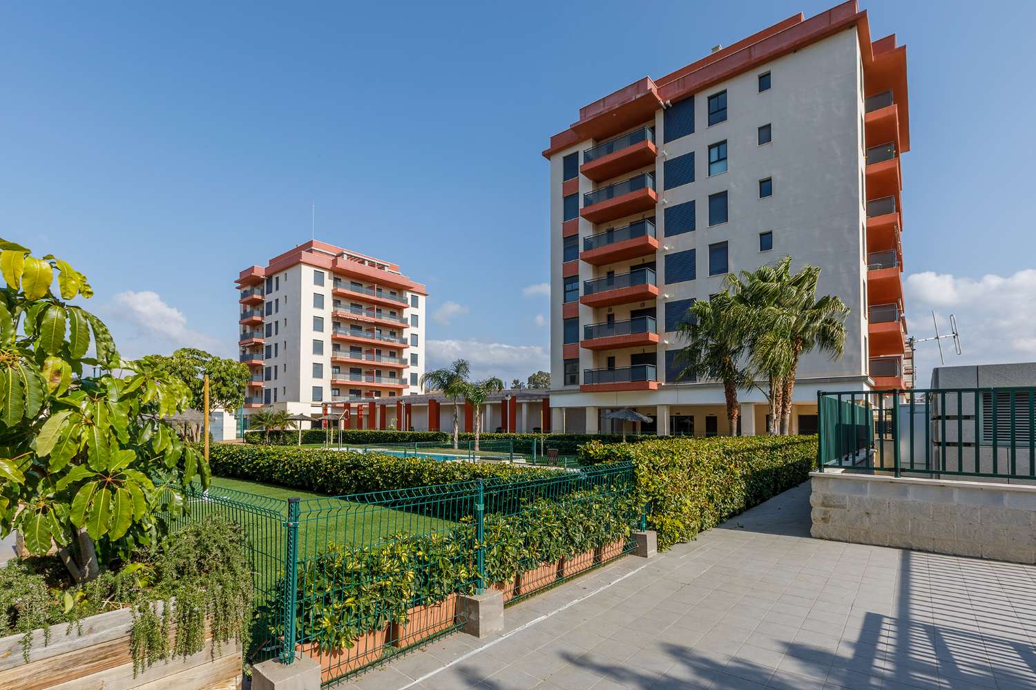 Two bedroom apartment in the new area of Torre del Mar, with parking space, wifi and community pool