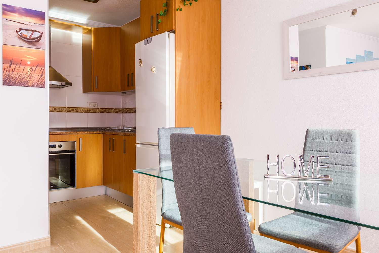 Two bedroom, two bathroom apartment in the center of Torre del Mar, with communal pool