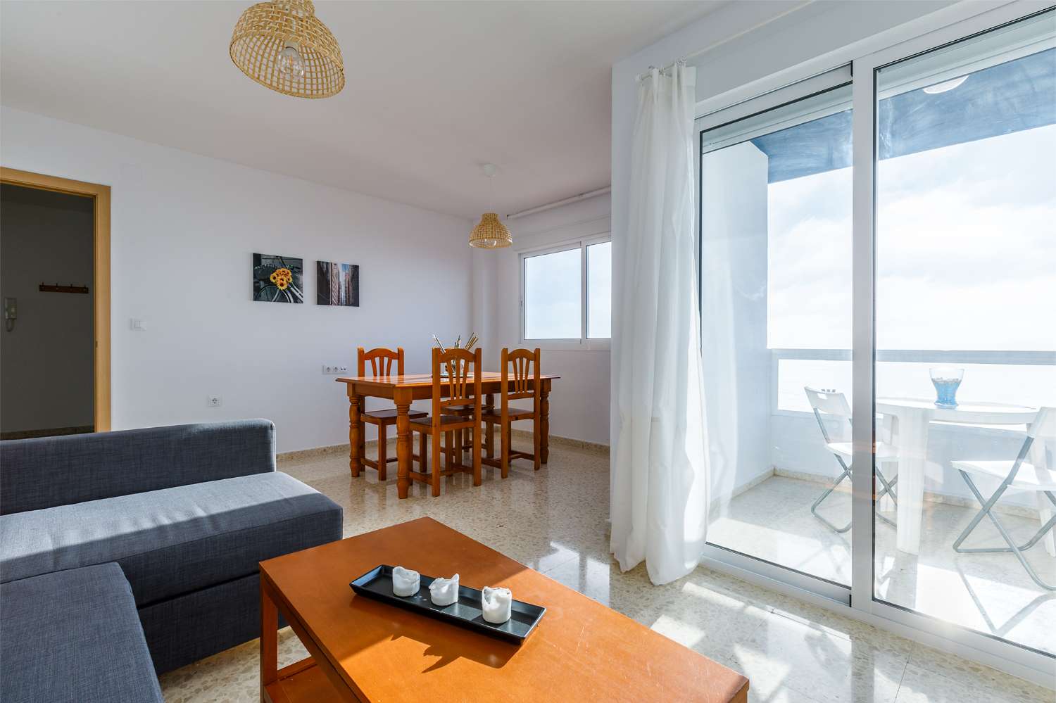 Beachfront apartment, Torre del Mar Lighthouse area