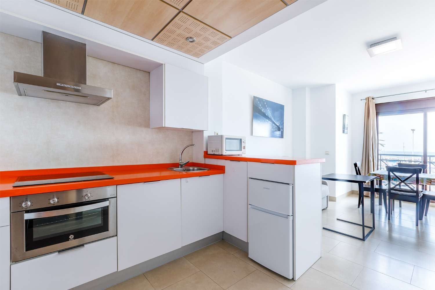 Appartement d&#39;une chambre, première ligne de la marina de La Caleta