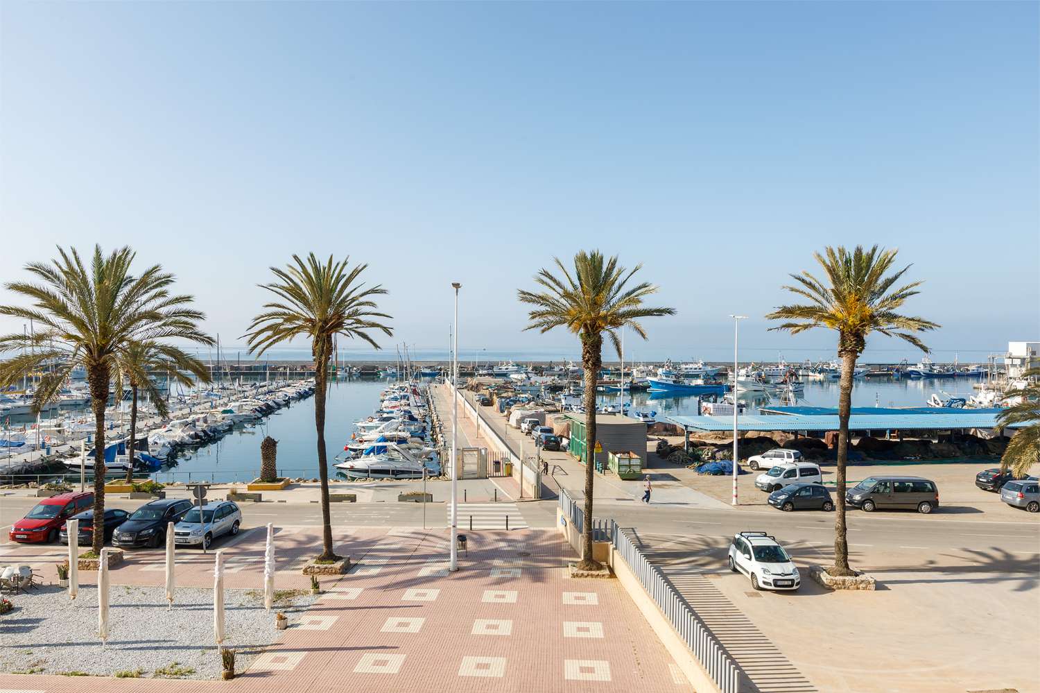 Appartement d&#39;une chambre, première ligne de la marina de La Caleta