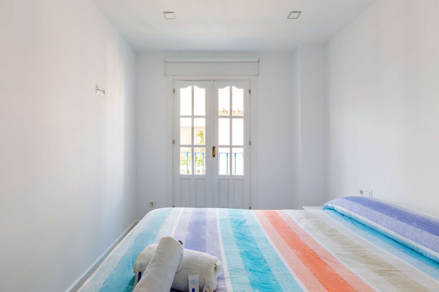 Lägenhet med två sovrum i centrum av Torre del Mar, tillgänglig för vintern