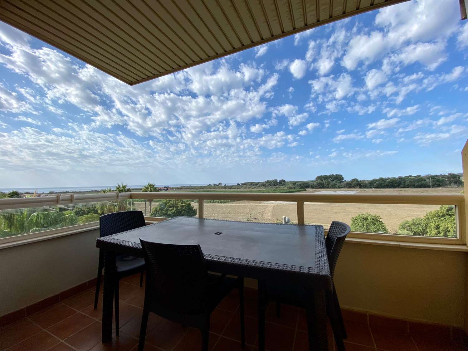 Three bedroom apartment, in residential with pool. Very good views. available for winter