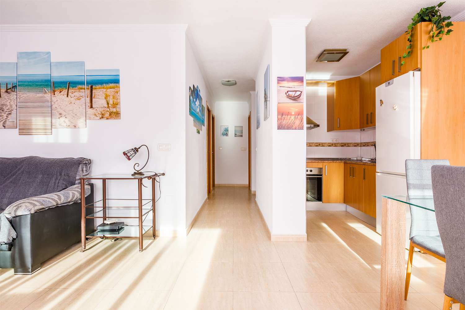 Apartment with two bedrooms, two bathrooms in the center of Torre del Mar, available in winter