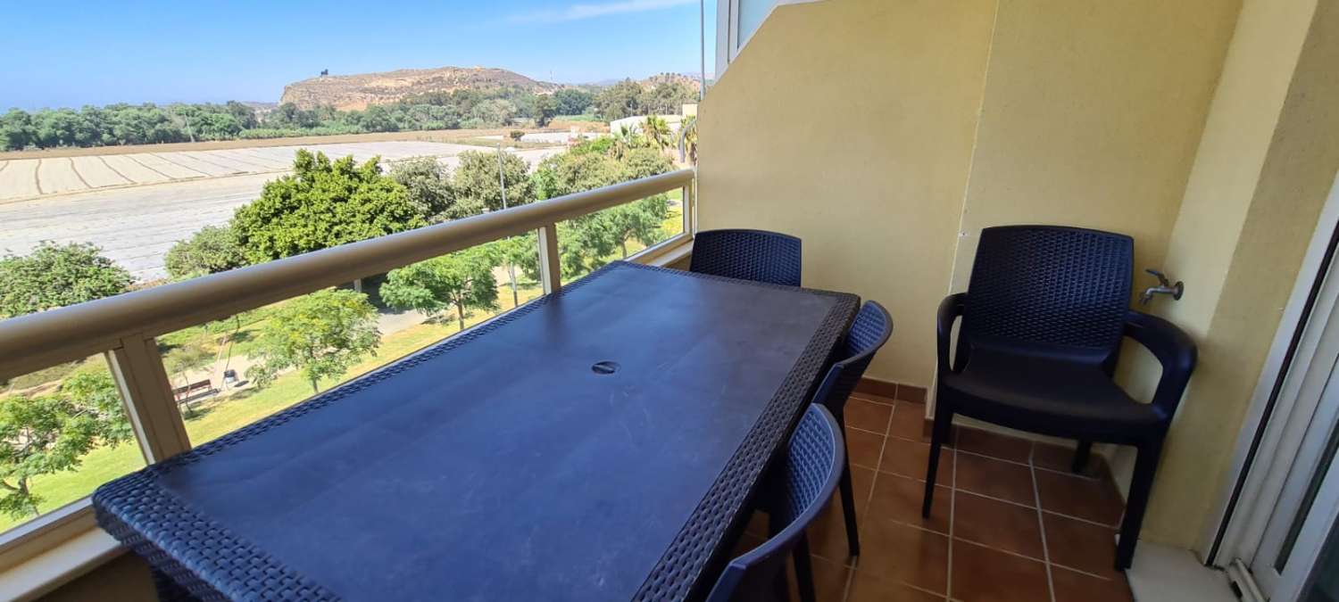 Three bedroom apartment, in residential with pool. Very good views. available for winter