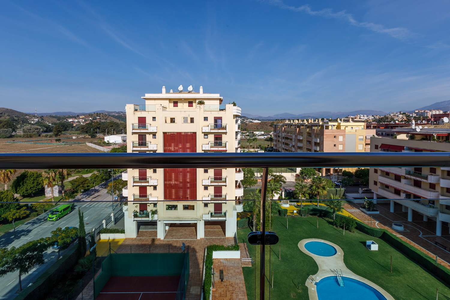 Apartment mit zwei Schlafzimmern Torre del Mar, neuer Bereich, Klimaanlage und Pool