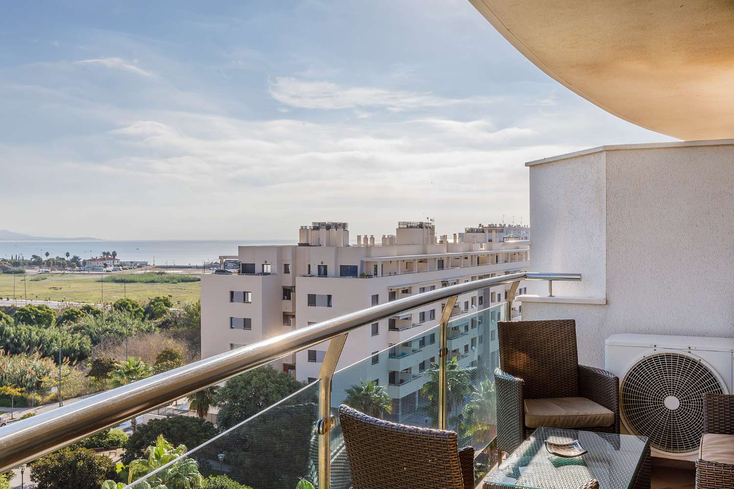 Apartment mit zwei Schlafzimmern Torre del Mar, neuer Bereich, Klimaanlage und Pool