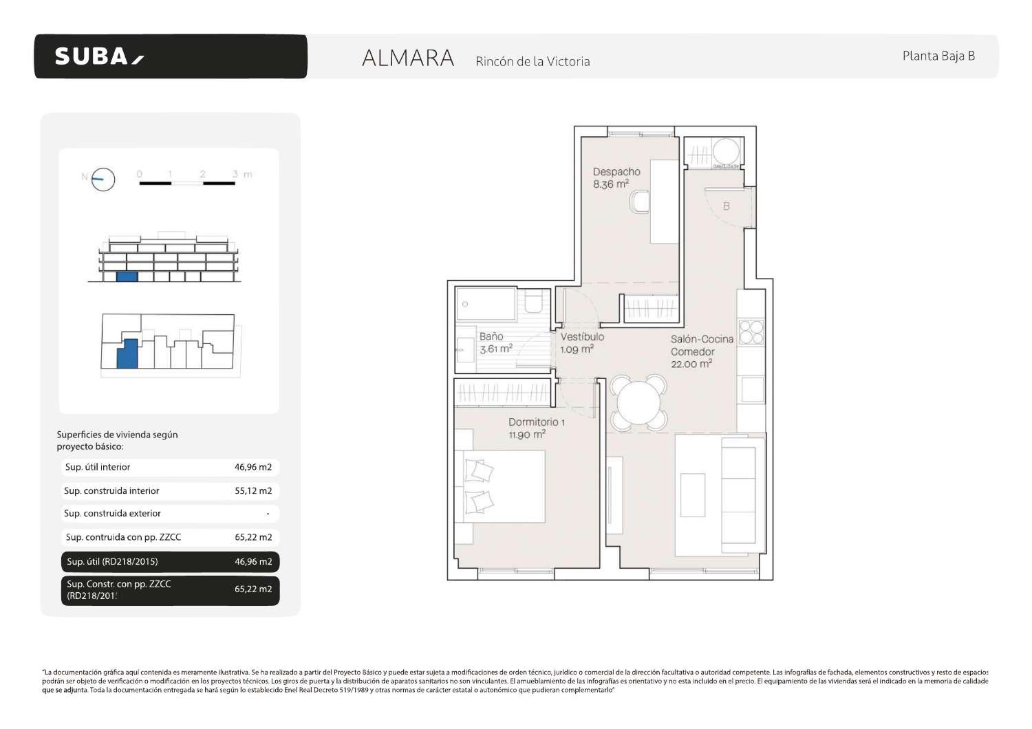 Apartamento en venta en Torre de Benagalbón (Rincón de la Victoria)