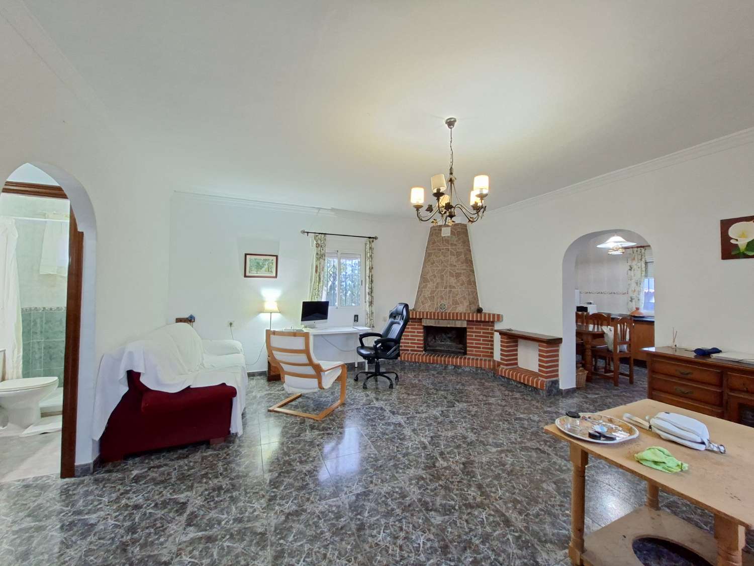 Casa 2 dormitorios con piscina  en  Viñuela