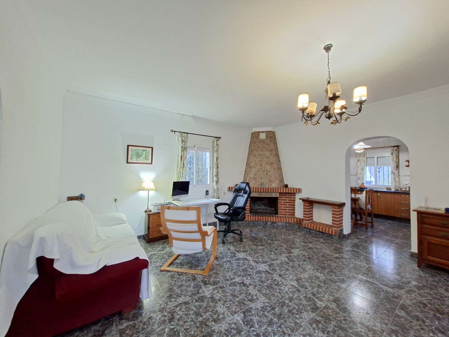 Casa 2 dormitorios con piscina  en  Viñuela